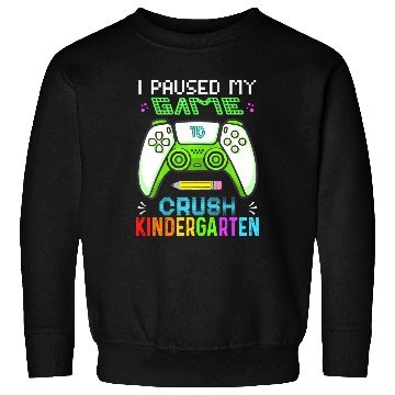 Discover Kindergarten gamer first day back to school gaming Sweatshirts