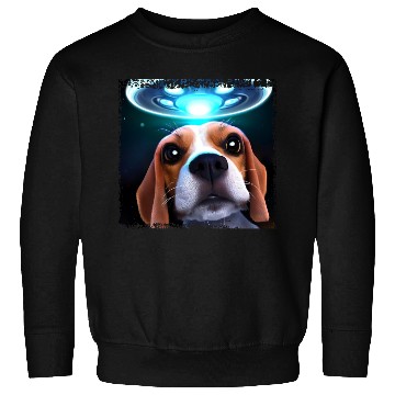 Discover UFO selfie with beagle Sweatshirts