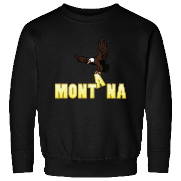 Discover Bald Eagle Bird In Montana Sweatshirts