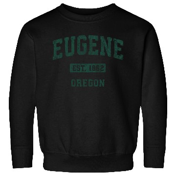 Discover Eugene Oregon Or Athletic Sports Sweatshirts