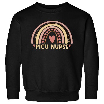 Discover Picu Nurse Boho Rainbow Nursing Student Sweatshirts