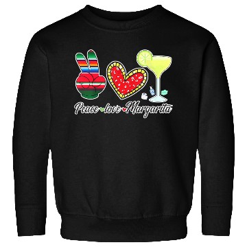 Discover Peace Love Margarita for Plus Size Sweatshirts