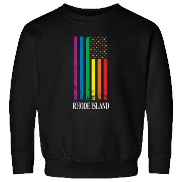 Discover Rhode Island Pride Month Pride Flag LGBT Community Sweatshirts