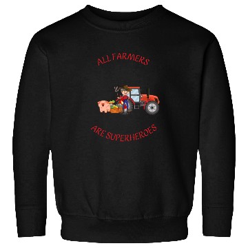 Discover All farmers are superheroes Sweatshirts
