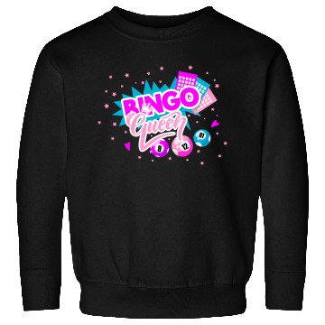 Discover Bingo Queen Pocket Balls Fun Sweatshirts
