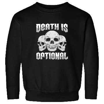 Discover Necromancy Death Is Optional Necromancer Sweatshirts