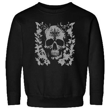 Discover gothic skull in organic ornaments Sweatshirts