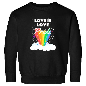 Discover Love is Love Gay LGBTQ Flag Gay Lesbian Pride Sweatshirts