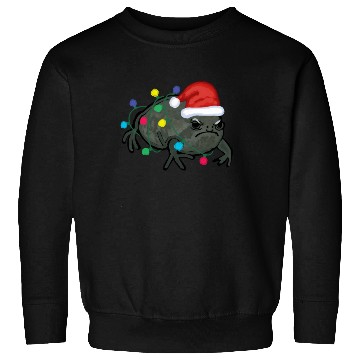 Discover Black Desert Rain Frog Santa Tree Lights Sweatshirts