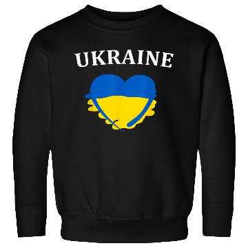 Discover Ukrainian Flag Heart Ukraine Sweatshirts