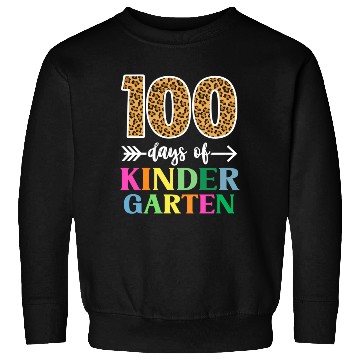 Discover 100 Days Of Kindergarten School Teacher Smarter Sweatshirts