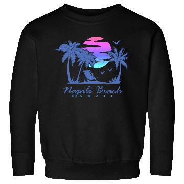 Discover Napili Beach Hawaii Family Vacation Sunset Sweatshirts