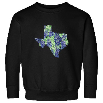 Discover Tx Bluebonnet Texas Native Bluebonnets Sweatshirts