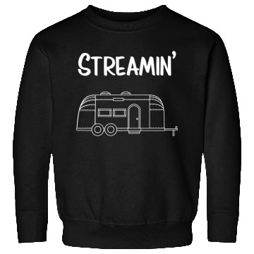 Discover Streamin' Airstream Camping Sweatshirts