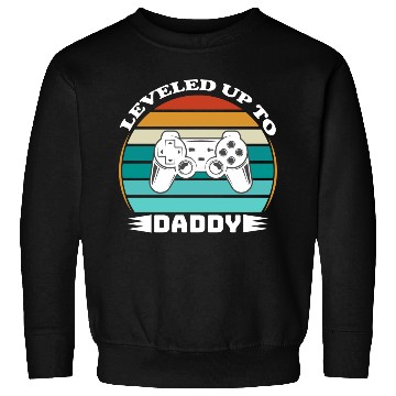Discover Leveled up to Daddy Sweatshirts