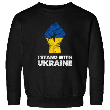 Discover Ukrainian Flag I Stand With Ukraine Flag Sweatshirts