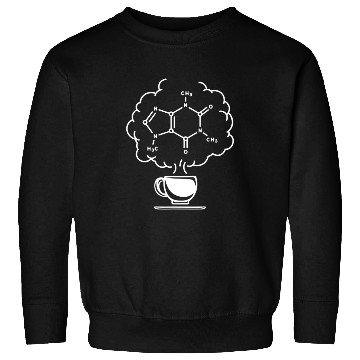 Discover Drinking Coffee Science Student Chemistry Teacher Sweatshirts