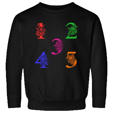 Discover Fun Numbers, Numbers Sweatshirts for kids and adults