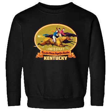 Discover Louisville Kentucky Horse Racing Bourbon Derby Sweatshirts