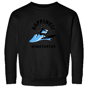 Discover Happiness Is Being a Windsurfer Sweatshirts