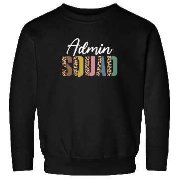 Discover Admin Squad Leopard Pattern Sweatshirts