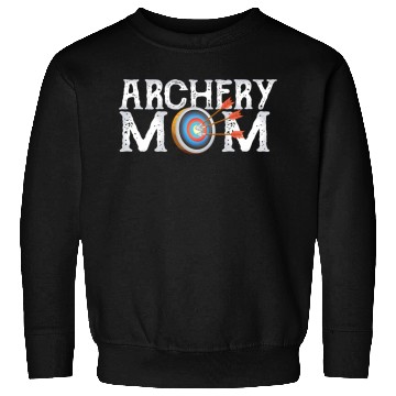 Discover Archery Archer Mom Target Proud Parent Bow Arrow Sweatshirts
