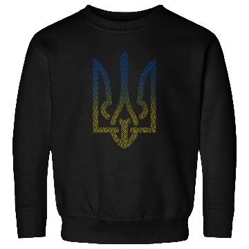 Discover Ukraine Flag And Trident Ukrainian Sweatshirts