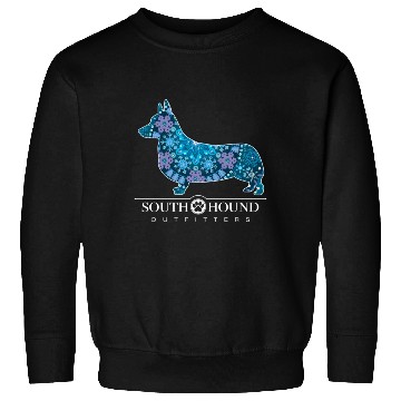 Discover Corgi Dog Bohemian Snowflake Pattern Sweatshirts
