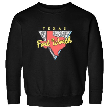 Discover Fort Worth Texas Triangle Tx City Sweatshirts