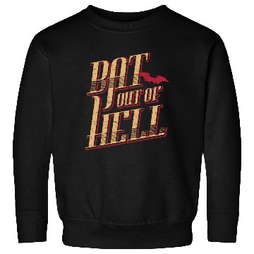 Discover Meat Loaf Bat Out Of Hell Lyric Sweatshirts
