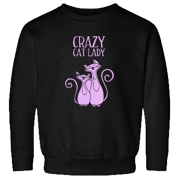 Discover Crazy Cat Lady For Cat Purple Sweatshirts
