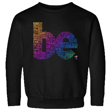 Discover Inring Positive Word Be Colorful Letter Sweatshirts