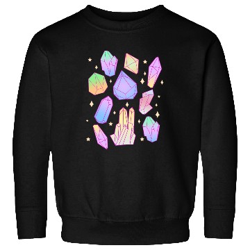 Discover Pastel Goth Magical Crystal Waterfall Kawaii Goth Sweatshirts