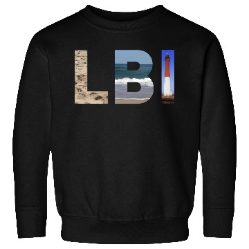 Discover Lbi Long Beach Island Nj Photo Beach Ocean Sweatshirts
