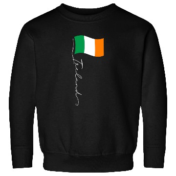 Discover Ireland Signature Flag Pole Elegant Patriotic Sweatshirts