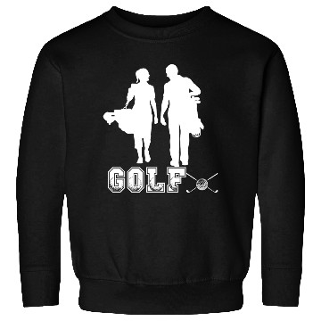 Discover golf couple design for Sweatshirts