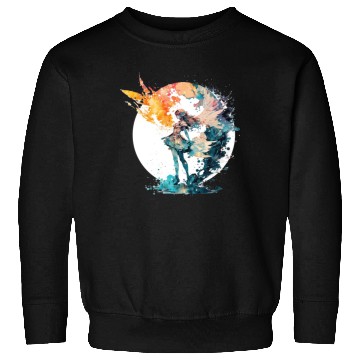 Discover Watercolor Fairy Art Fairycore Grunge Pastel Goth Sweatshirts