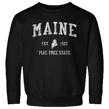 Discover Maine Sports Sweatshirts