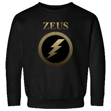 Discover Zeus Ancient Greek God Thunderbolt Sweatshirts