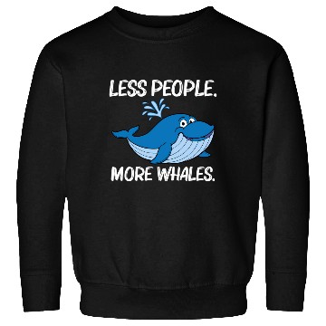 Discover Whale For Orca Narwhal Blue Whales Sweatshirts