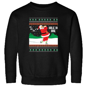 Discover Ho Ho Ho Ugly Santa Golf Jumper Sweatshirts