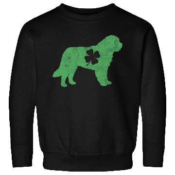 Discover Awesome Bernard Saint Patrick'S Day Dog Dad Mom Sweatshirts