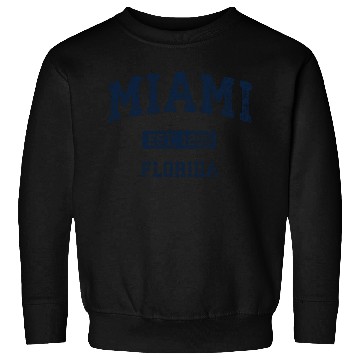 Discover Miami Florida Fl Athletic Sports Sweatshirts