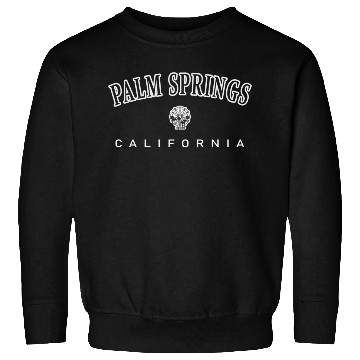 Discover Palm Springs California Ferris Wheel Palm Trees Sweatshirts