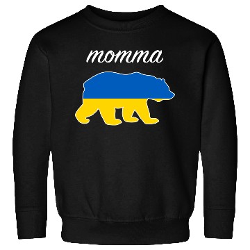 Discover Momma Bear Ukraine Flag Ukrainian Roots Sweatshirts