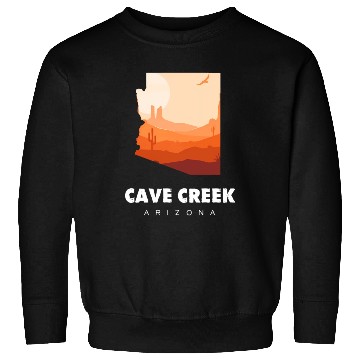 Discover Caving Cave Creek Arizonna For Caveman Hiker Sweatshirts