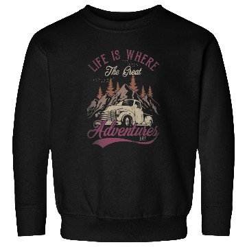 Discover Life s Where The Great Adventures Are Vintage Sweatshirts
