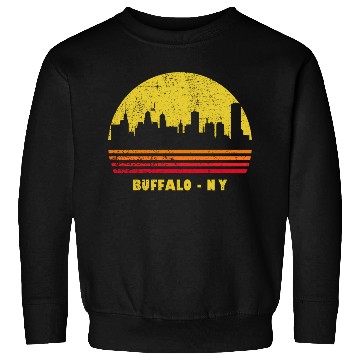 Discover Sunset Buffalo Ny yline Sweatshirts