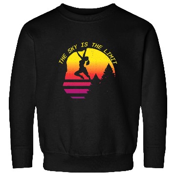 Discover Sky Is The Limit Rock Climbing Free Wall Indoor Sweatshirts