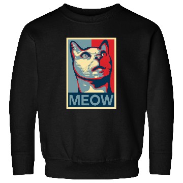 Discover Cat - 'MEOW' Sweatshirts